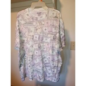 Gildan Ultra Cotton MONEY T-Shirt‎ Short Sleeve Tee Size XL